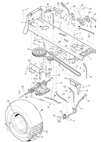 Part Location Diagram of 093082E700 Murray DISCONTINUED